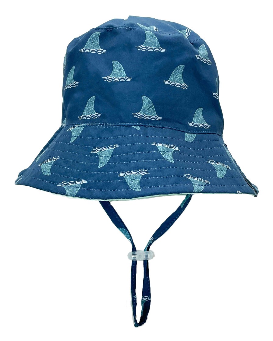 Boys Feather 4 Arrow Hats | Suns Out Reversible Bucket Hat Navy