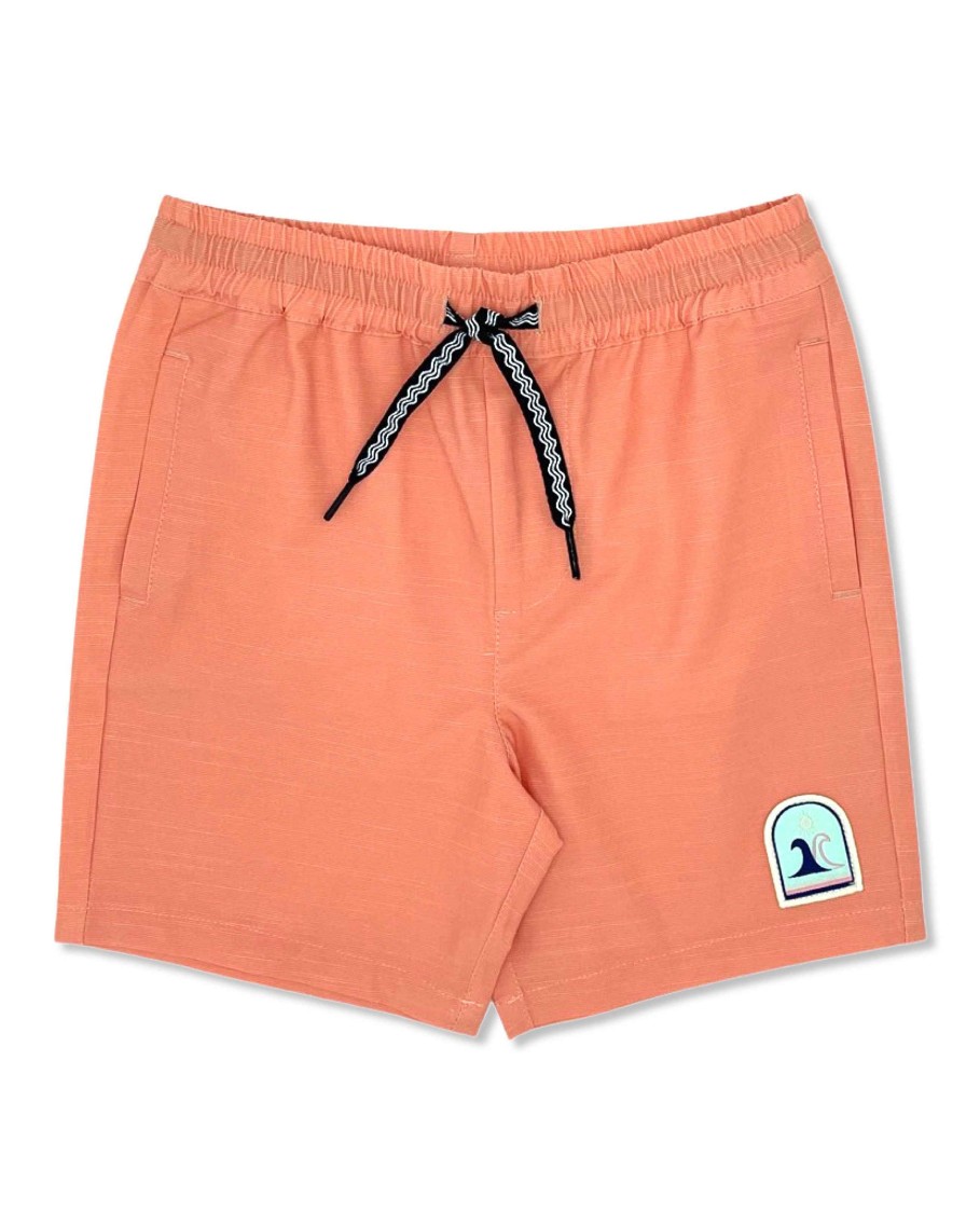 Babies Feather 4 Arrow Bottoms | Seafarer Baby Boy Hybrid Short Papaya