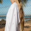 Girls Feather 4 Arrow Pullovers | Bright Bolts Hacci Pullover Dusty White