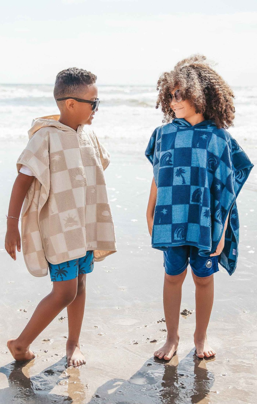 Girls Feather 4 Arrow Coverups | El Ray Poncho Sand