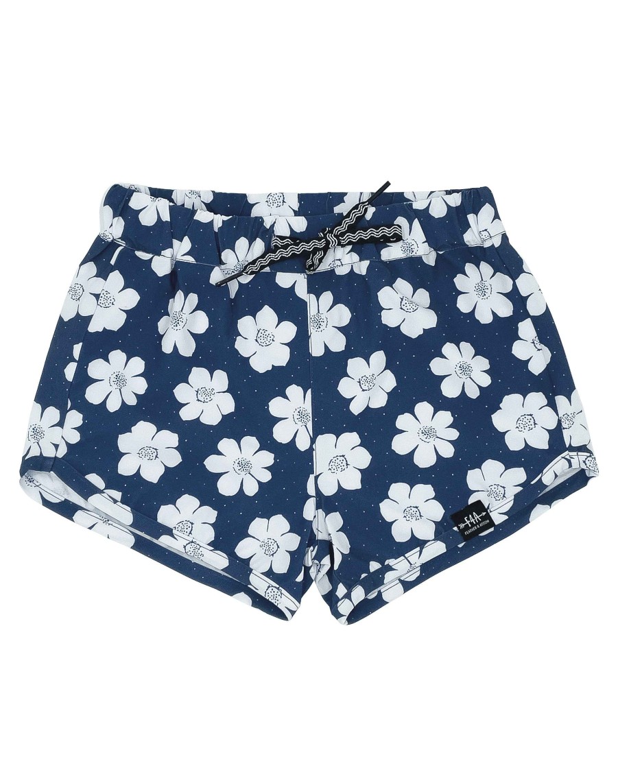 Girls Feather 4 Arrow Shorts | In Bloom Surf Short Navy