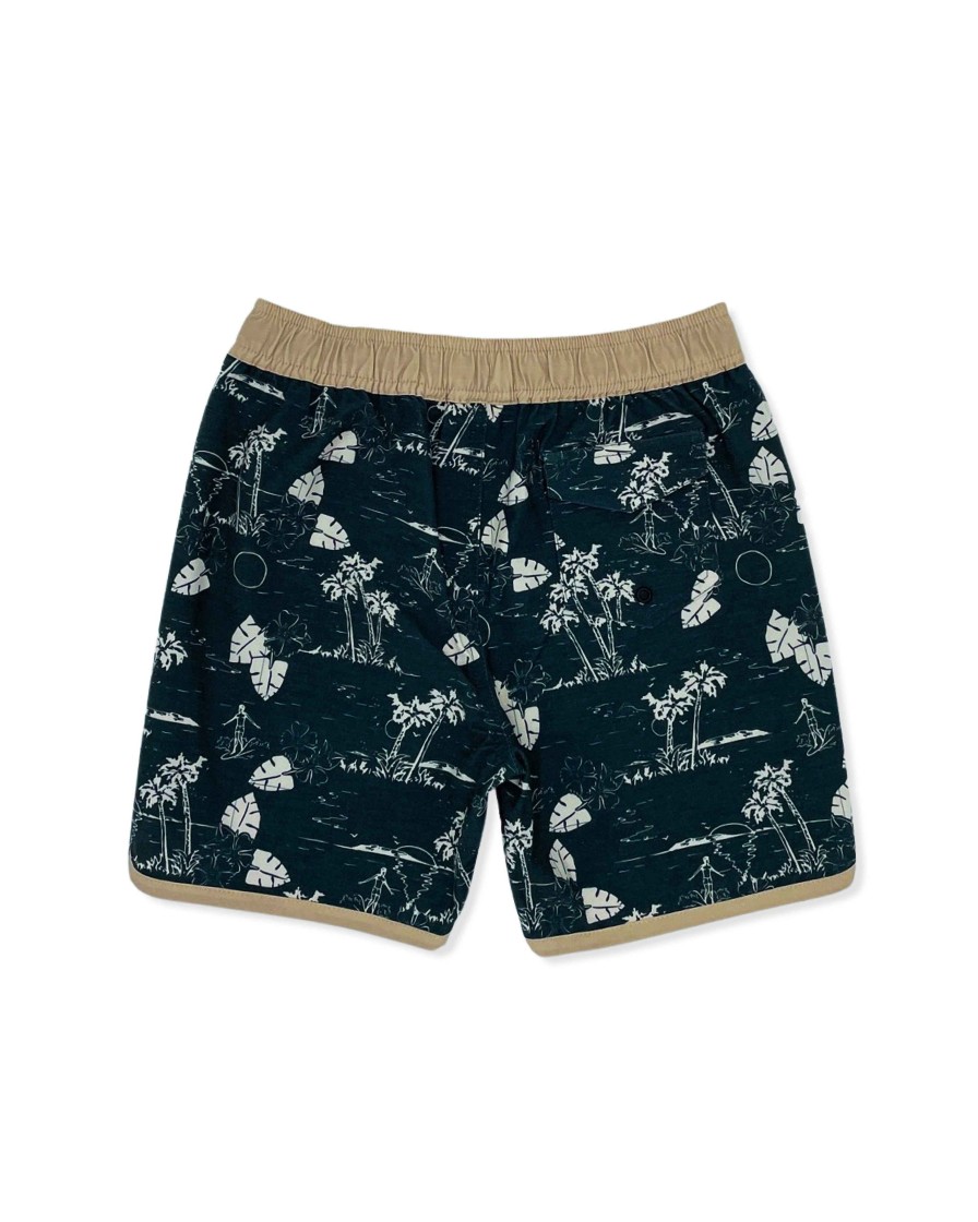 Babies Feather 4 Arrow Swim | Islander Baby Boardshort Black