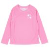 Girls Feather 4 Arrow Rashguards | Wavy Palm L/S Rashguard Prism Pink