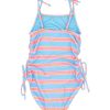 Girls Feather 4 Arrow One Pieces | Seaside One-Piece Swimsuit Crystal Blue