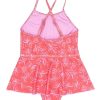 Girls Feather 4 Arrow One Pieces | Bella One Piece Swimsuit Sugar Coral