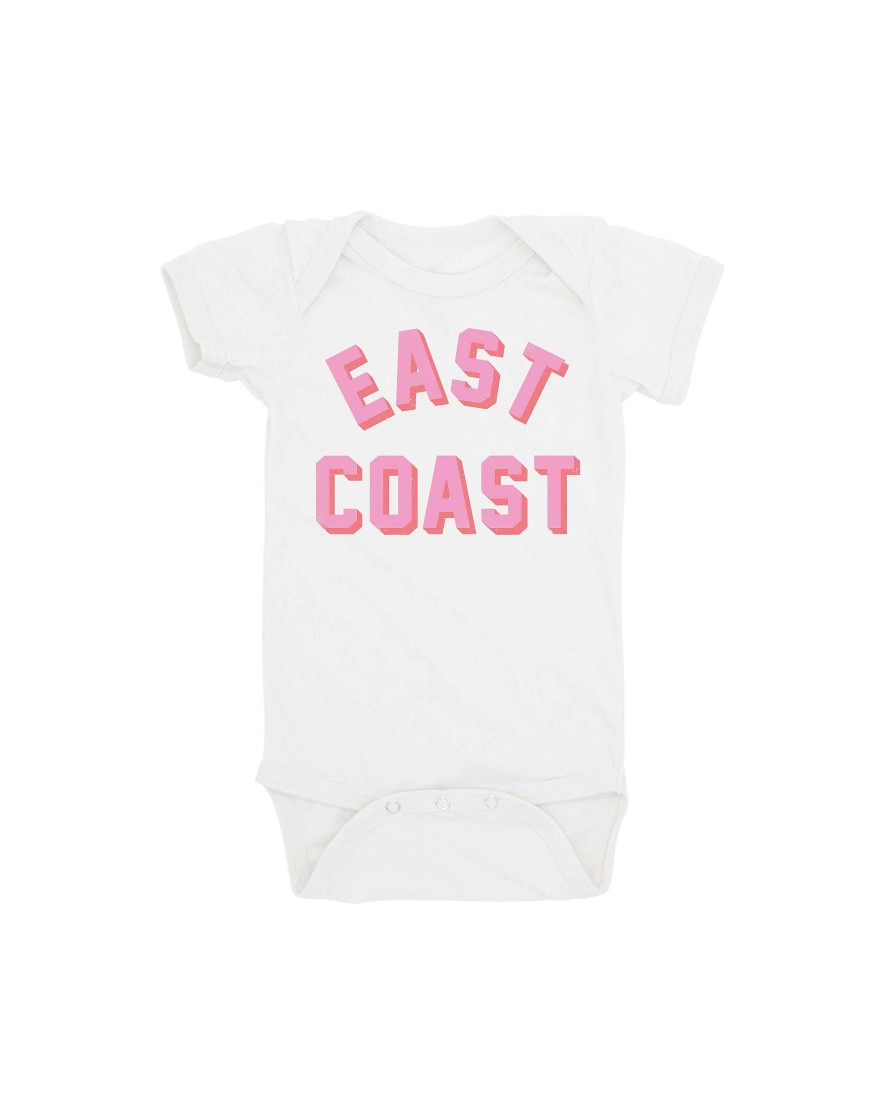 Babies Feather 4 Arrow Graphic One-Pieces | East Coast One Piece White