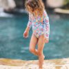 Babies Feather 4 Arrow Swim | Wave Chaser Baby Surf Suit Blue Grotto