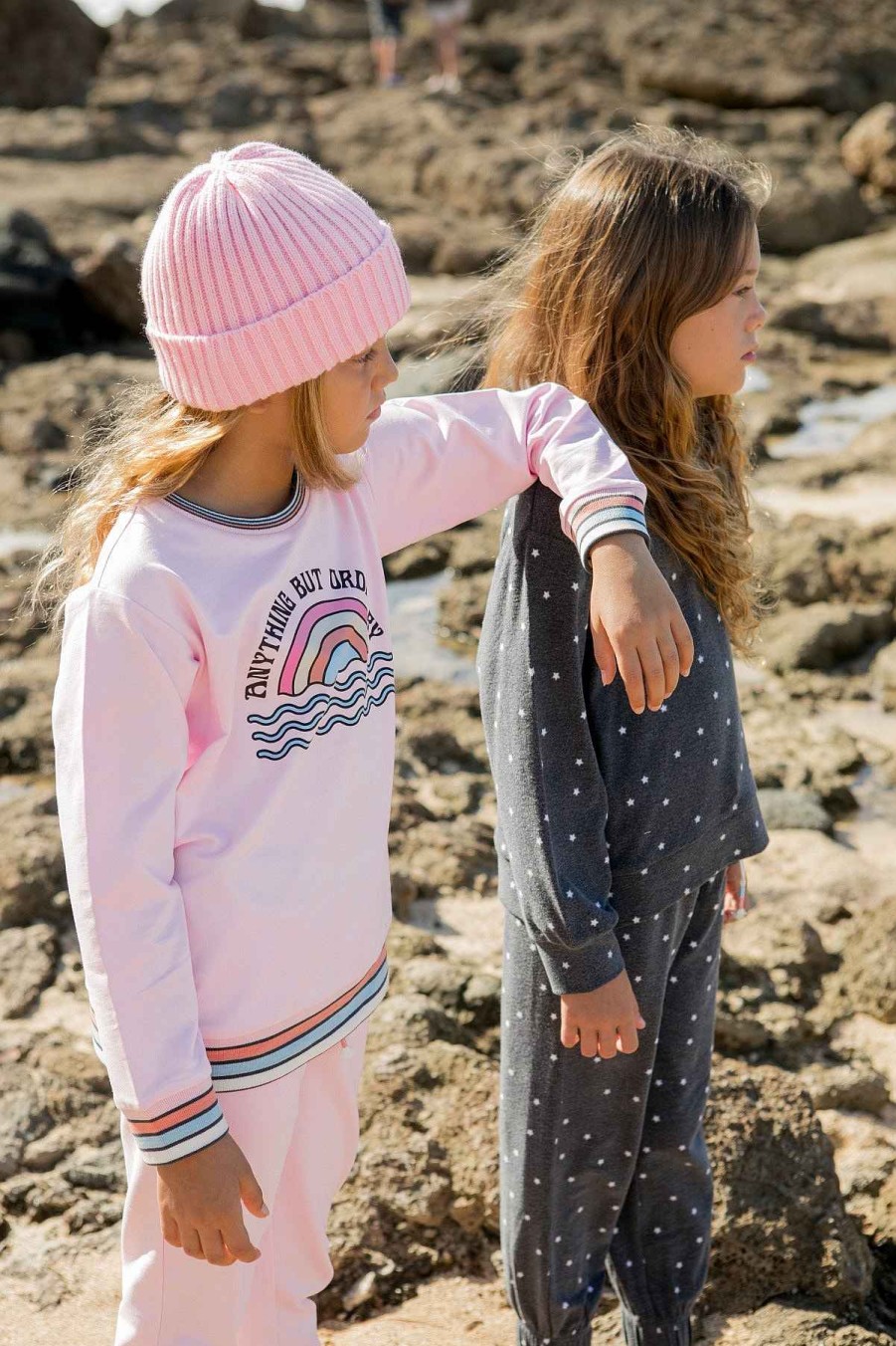 Girls Feather 4 Arrow Pullovers | Anything But Ordinary Pullover Cherry Blossom