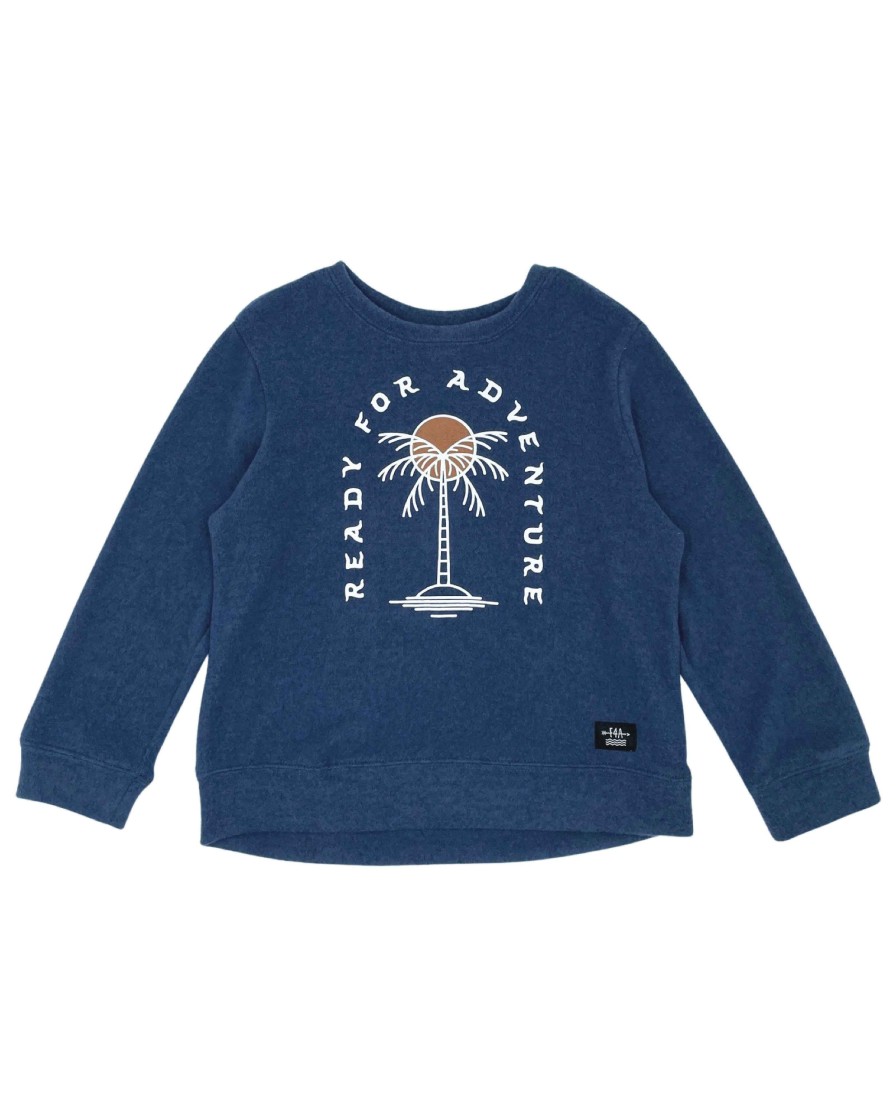 Boys Feather 4 Arrow Pullovers | Adventure Hacci Pullover Navy