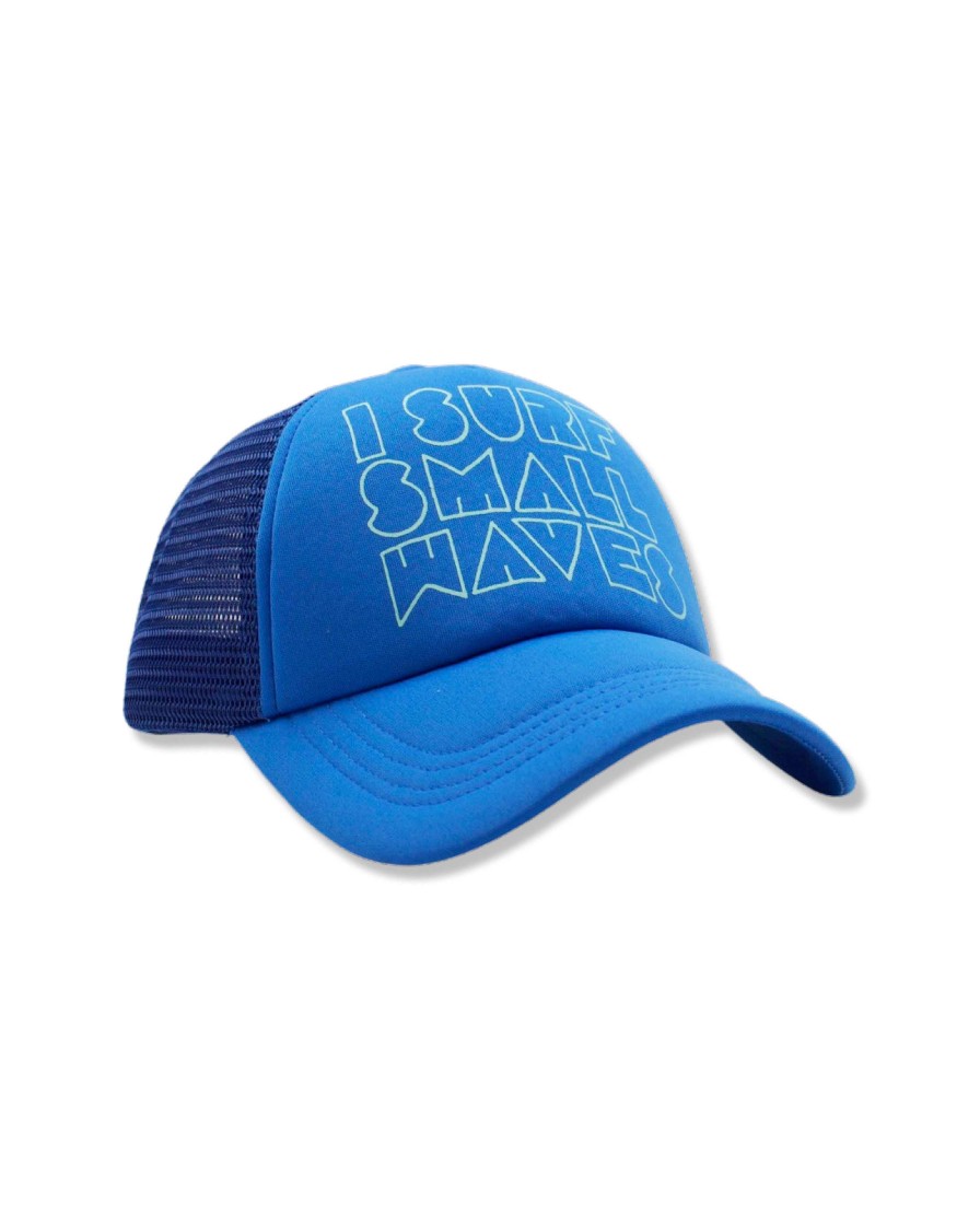 Boys Feather 4 Arrow Hats | Small Waves Trucker Hat Seaside Blue