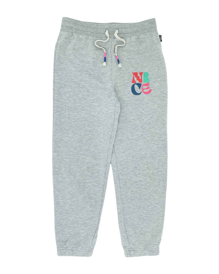 Girls Feather 4 Arrow Loungewear | Nice Jogger Heather Gray