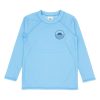 Boys Feather 4 Arrow Rashguards | Icon L/S Rashguard Crystal Blue