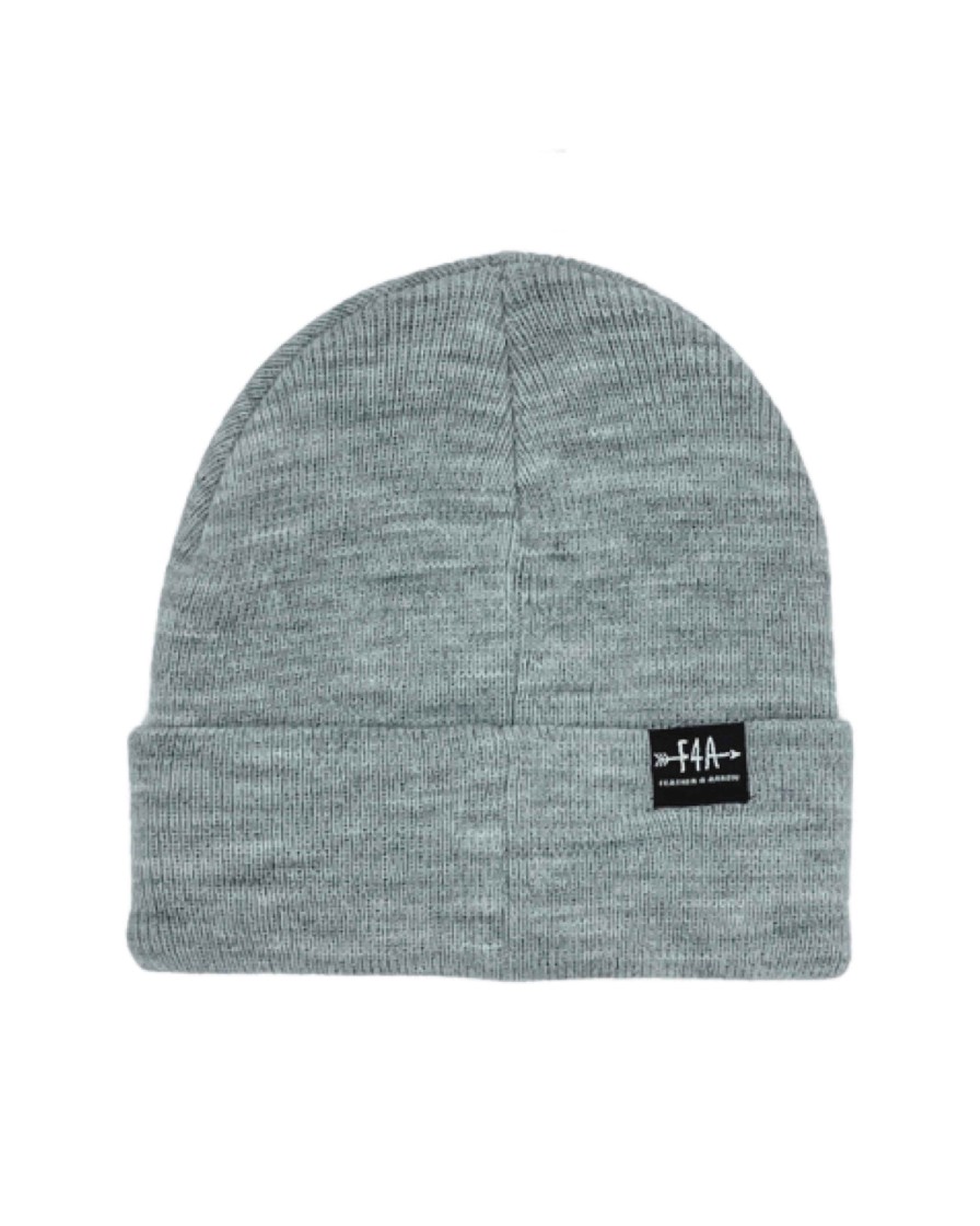 Boys Feather 4 Arrow Beanies | Electric Skate Beanie Gray