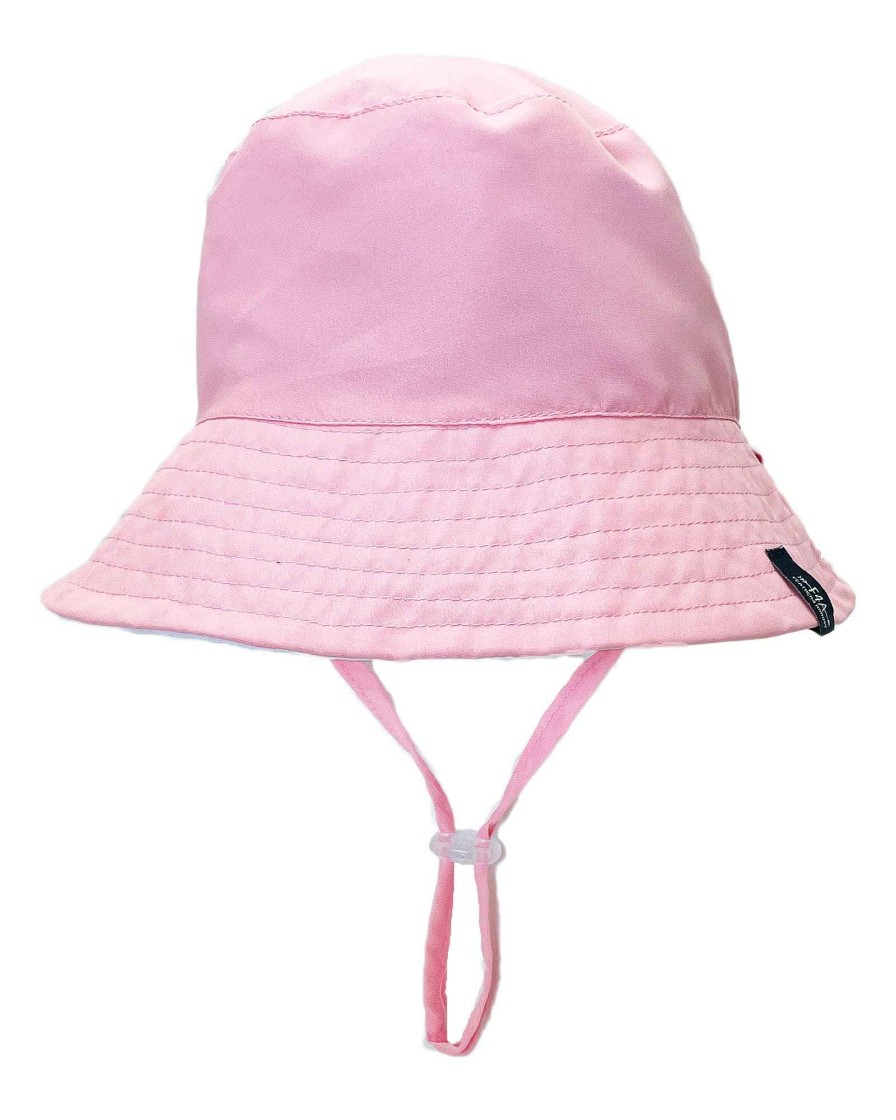 Girls Feather 4 Arrow Hats | Suns Out Reversible Bucket Hat Fairy Tale Pink