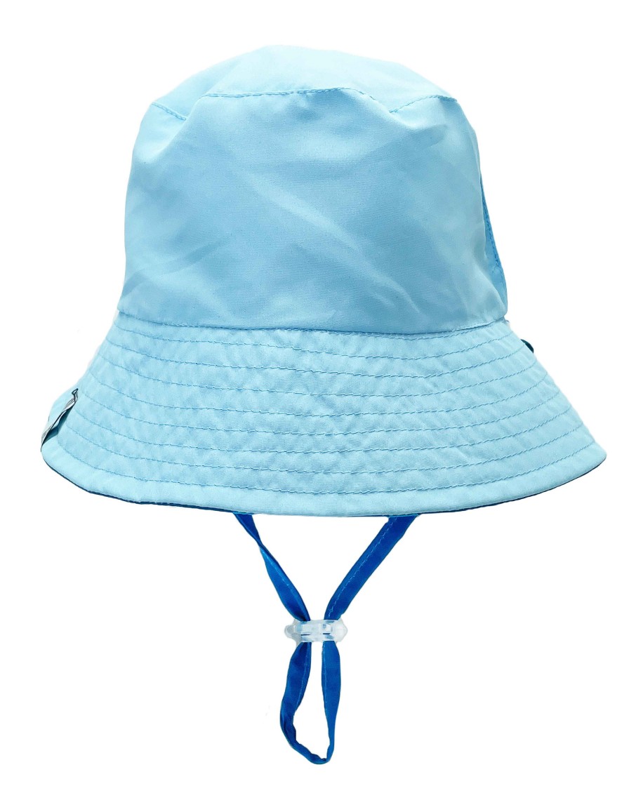 Boys Feather 4 Arrow Hats | Suns Out Reversible Bucket Hat Seaside Blue