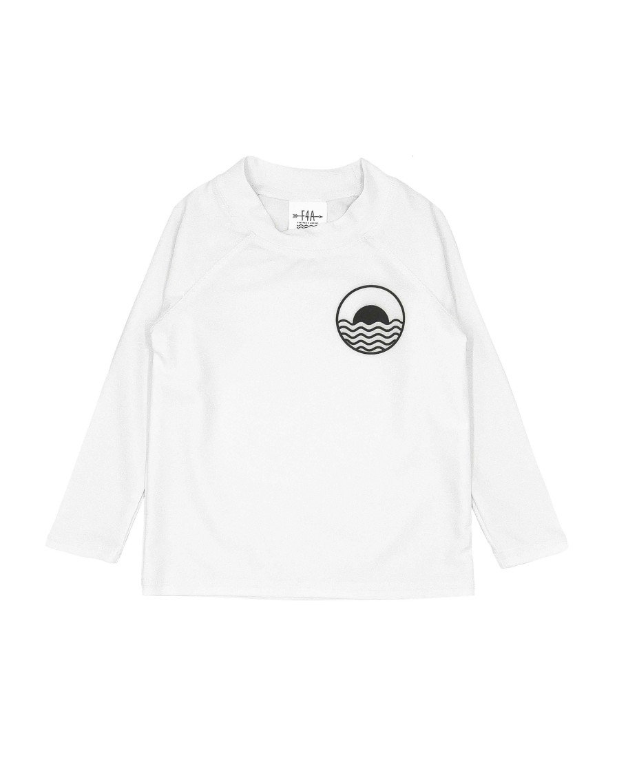 Babies Feather 4 Arrow Swim | Icon L/S Baby Rashguard White