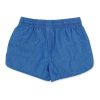 Babies Feather 4 Arrow Bottoms | Daisy Chambray Short Washed Indigo