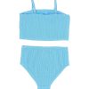 Girls Feather 4 Arrow Two Pieces | Bungalow Tankini Crystal Blue