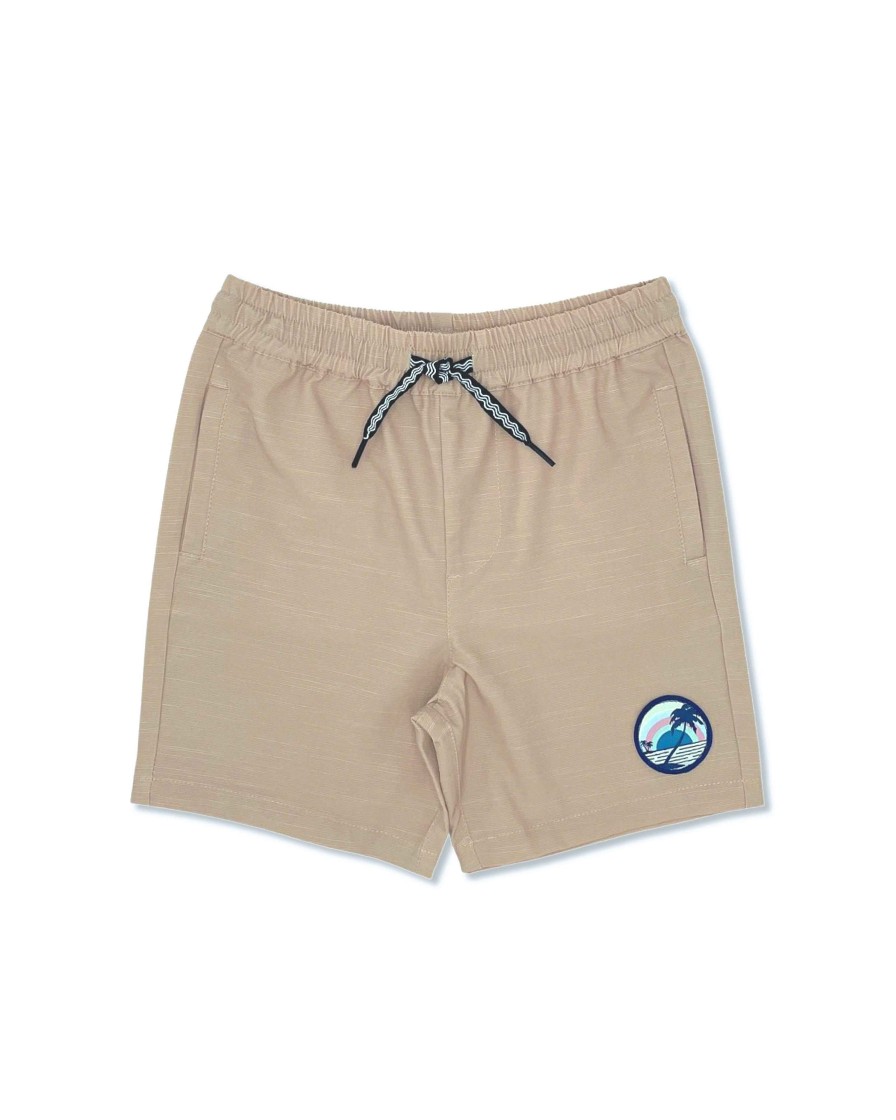 Babies Feather 4 Arrow Bottoms | Seafarer Baby Boy Hybrid Short Toasted Almond