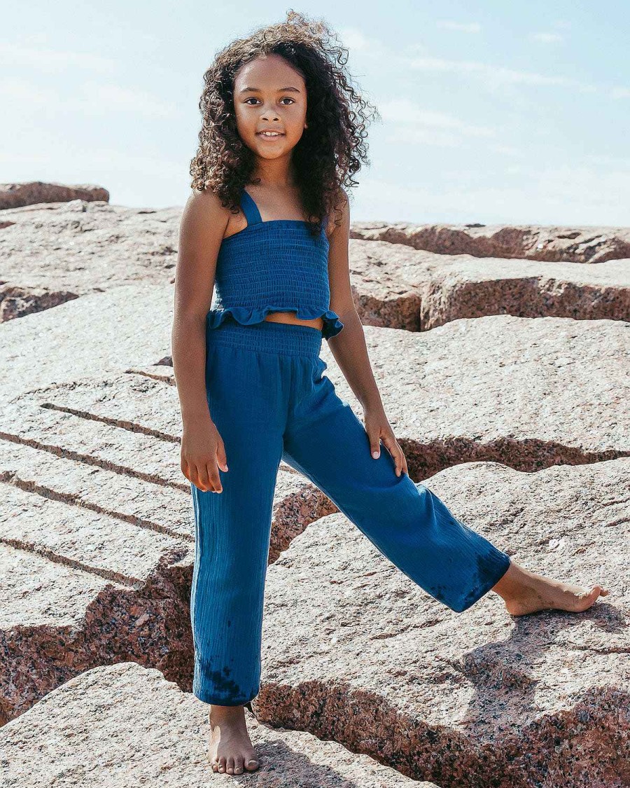 Girls Feather 4 Arrow Pants | Playa Pant Navy