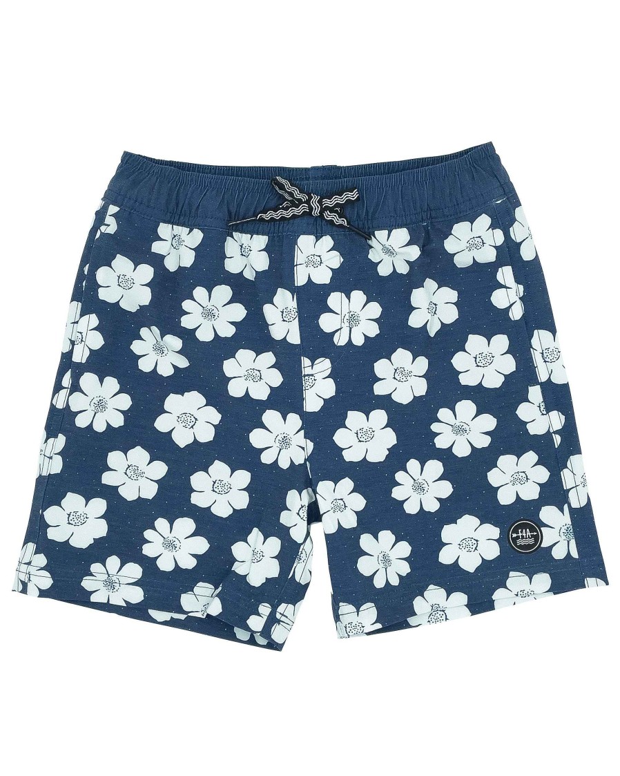 Boys Feather 4 Arrow Trunks | In Bloom Volley Trunk Navy