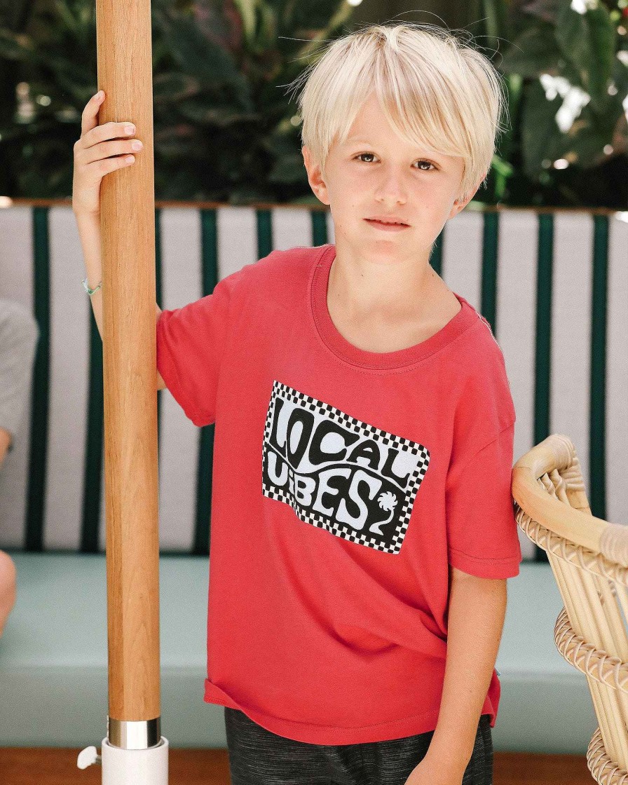 Boys Feather 4 Arrow Graphic Tees | Local Vibes Vintage Tee Chili Pepper