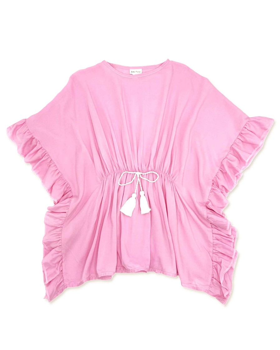 Girls Feather 4 Arrow Coverups | Sea Breeze Kaftan Prism Pink