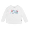 Girls Feather 4 Arrow Longsleeves | Wild Flower L/S Tee White