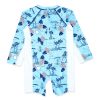 Babies Feather 4 Arrow Swim | Shorebreak L/S Baby Boy Surf Suit Crystal Blue