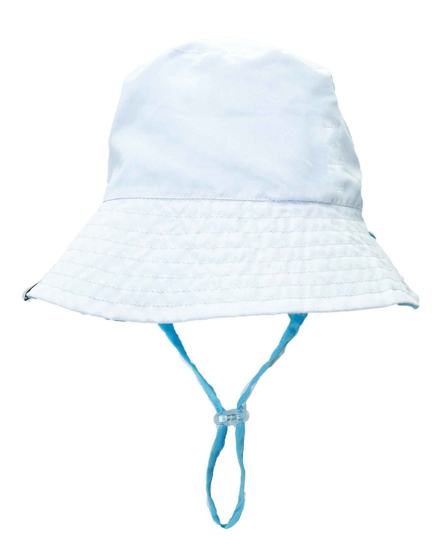 Boys Feather 4 Arrow Hats | Suns Out Reversible Bucket Hat Crystal Blue