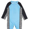 Babies Feather 4 Arrow Swim | Shorebreak L/S Baby Surf Suit Crystal Blue