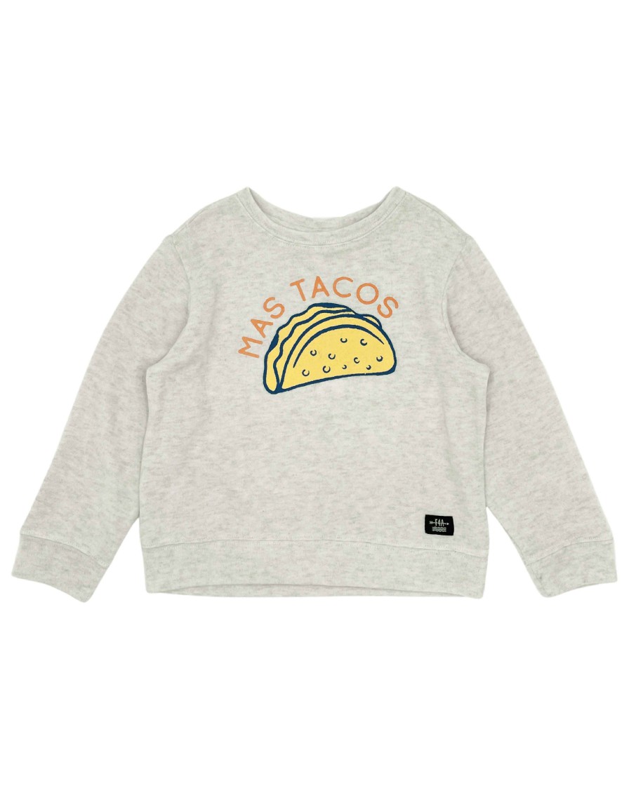 Boys Feather 4 Arrow Pullovers | Mas Tacos Hacci Pullover Heather Gray