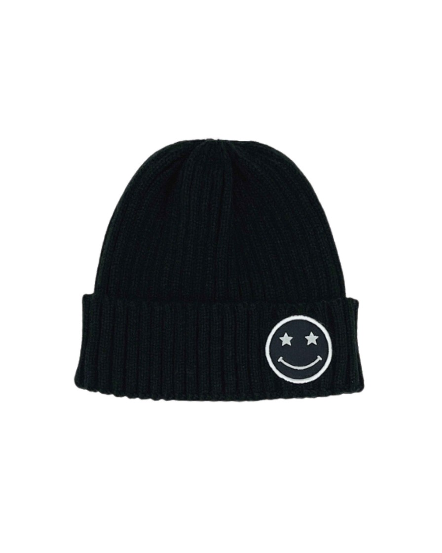 Girls Feather 4 Arrow Beanies | Stargazer Beanie Black