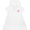 Girls Feather 4 Arrow Coverups | Summer Vibes Beach Coverup White