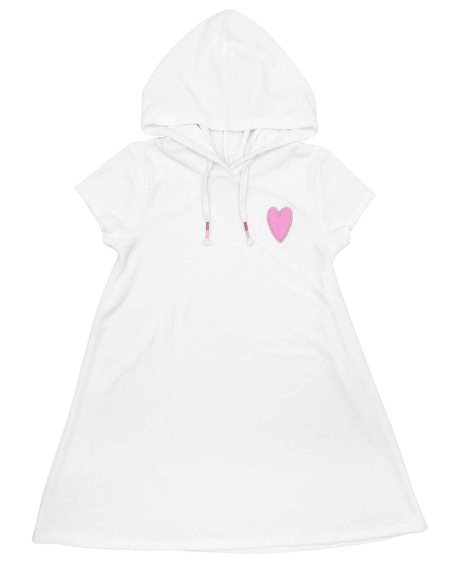 Girls Feather 4 Arrow Coverups | Summer Vibes Beach Coverup White