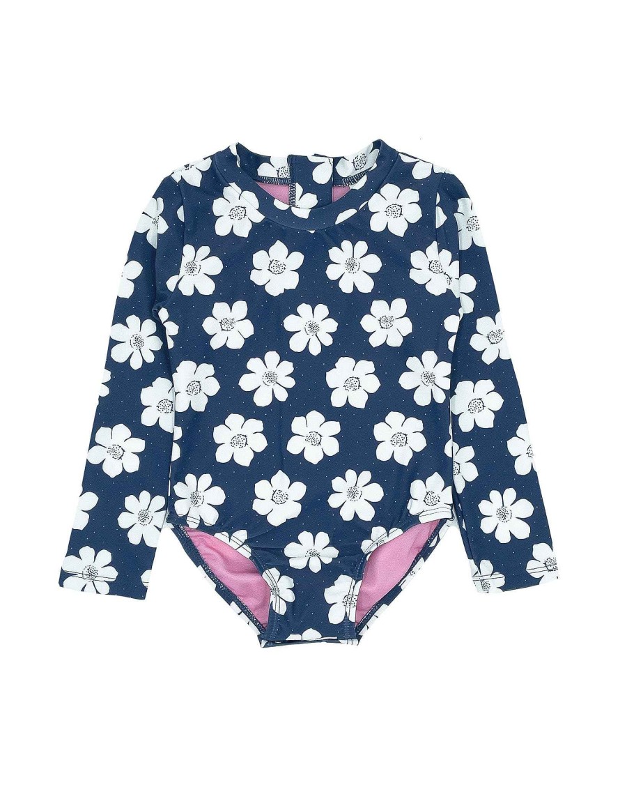 Babies Feather 4 Arrow Swim | Wave Chaser Baby Surf Suit Navy