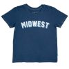 Boys Feather 4 Arrow Graphic Tees | Midwest Vintage Tee Navy