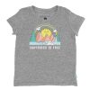 Babies Feather 4 Arrow Tops | Happiness Is Free Everyday Tee Heather Gray