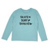 Boys Feather 4 Arrow Long Sleeves | Skate Surf Shakas L/S Tee Stillwater