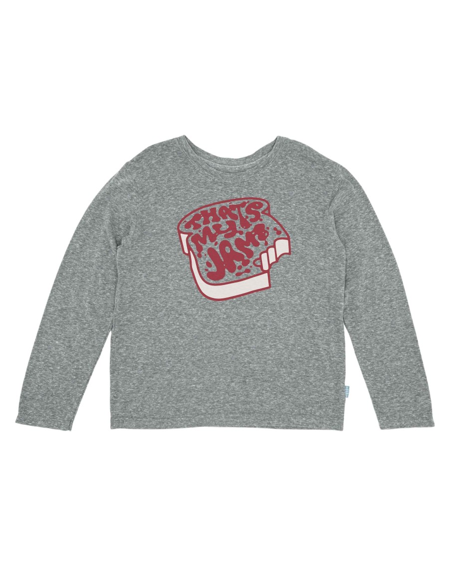 Boys Feather 4 Arrow Long Sleeves | That'S My Jam L/S Tee Heather Gray