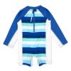 Babies Feather 4 Arrow Swim | Shorebreak L/S Baby Boy Surf Suit Navy