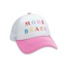 Girls Feather 4 Arrow Hats | More Beach Trucker Hat Prism Pink/White