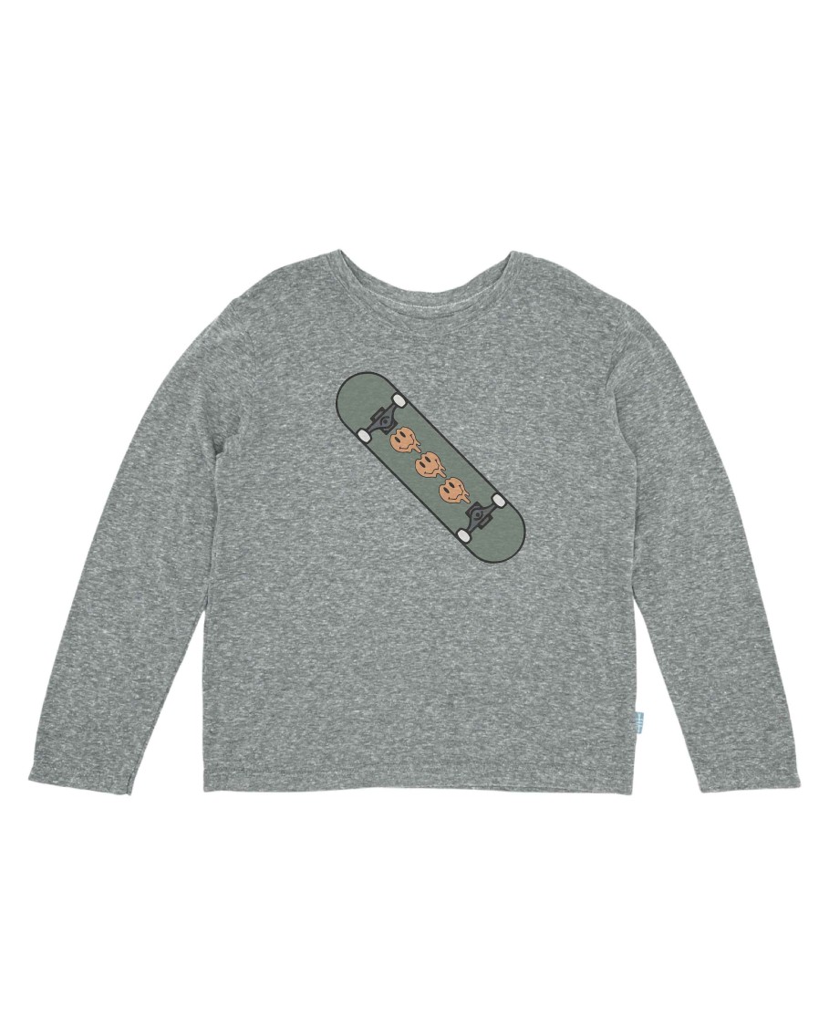 Boys Feather 4 Arrow Long Sleeves | Melt Down L/S Tee Heather Gray