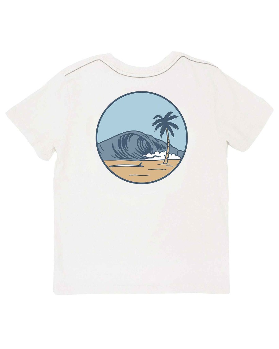 Babies Feather 4 Arrow Tops | Wave Nomad Vintage Tee White