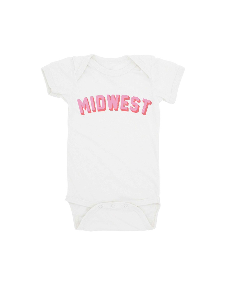 Babies Feather 4 Arrow Graphic One-Pieces | Midwest One Piece White